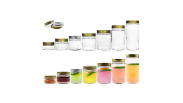round mason glass jar