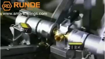 nut installing-brass compression fittings