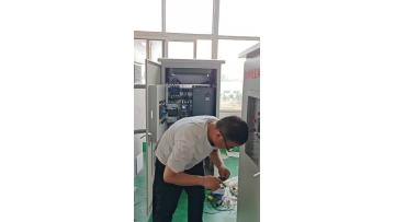 pumping unit frequency converter cabinet testing