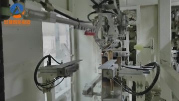 Mechanical automatic bag loading machine