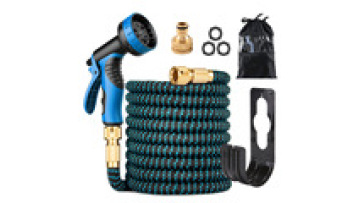 Zhixin Lightweight Expandable Flexible Garden Hose 100ft Water Hose With 10 Function Nozzle and Durable 4 Layers Latex Hose1