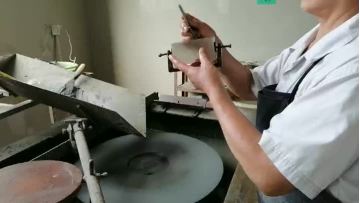 Grinding initial processing