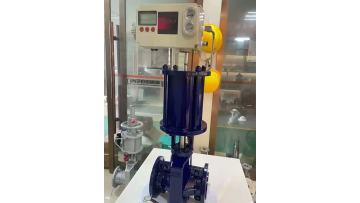 Carbon steel pneumatic pipe clamp valve