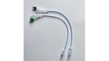 Silicone foley catheter