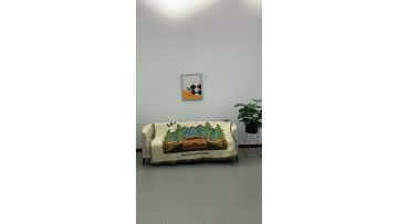 Blankets, Woven Blankets, Woven Blankets, Wall Blankets, High Quality Cartoon Cotton Blankets