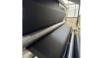 Livite 500gsm black PVC tank coating storage materials is in production.