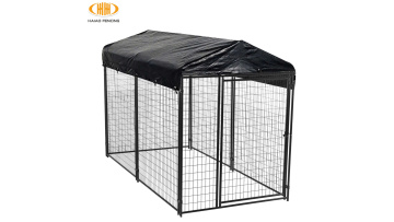 ISO & CE galvanized welded large dog crate dog kennel, large outdoor dog kennels for sale1