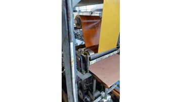 Laminating pvc film on wpc wall panels fire retardant1