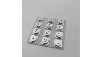 CNC aluminum Numeric Keys