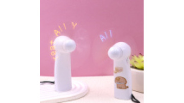 Custom LED Light Fan Custom Portable Fan Rechargeable USB Outdoor Small Electric Fan Small Handheld1