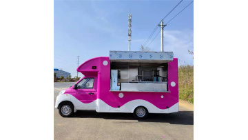 Cold drink coffee truck