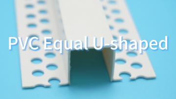pvc U-shaped groove right angle
