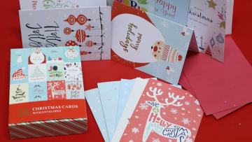 Custom Personalized Funny Bulk Blank Assorted Holiday Merry Christmas Cards, Printing Box Set Greeting Cards1