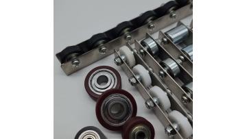  Conveyor Belt Roller Track Gravity Flow Rail PE/ABS Wheel
