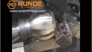 how to machining brass ball