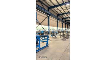 Shelf mesh welded machine