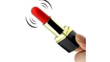 Lipstick-Style Mini Bullet Vibrator with Rabbit Vibrator Wand1