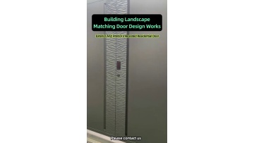 Custom‑sized cast‑aluminum main‑entrance doors for non‑standard villa doorway dimensions