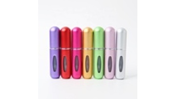 Hot sell Factory direct wholesale 5ml portable mini parfum travel pocket cute refillable perfume aluminum spray bottle1
