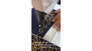 Handle Operated Universal Feed Upper Lockstitch Embroidery Sewing Machine FOXSEW FX1118