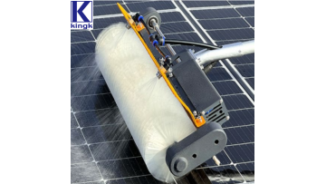 Remote control crawler solarpanels cleaning robot 5