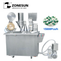 ZONESUN Gelatin Njp Commerical Herbal Espresso Medical Nespresso Semi Automatic Capsule Filling Machine Powder Packing Machine