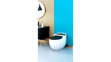 Egg shape toilet