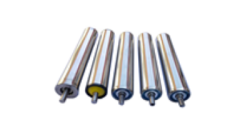Factory produces heavy-duty gravity rollers for roller conveyors for logistics handling1