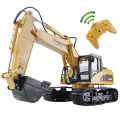 RC Truck Excavator Crawler 15CH 2.4G Remote Control Digger Demo Construction Engineering Vehicle Model Electronic Hobby Toys