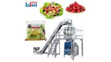 Automatic Climbing Conveyor Frozen Cutting Lettuce Salad Vegetable Central Seal Multihead Weigher Vffs Packing Packaging Machine1