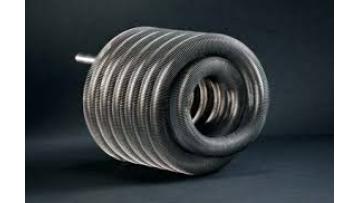 Coppe Aluminum, Copper, Stainless finned tube coil