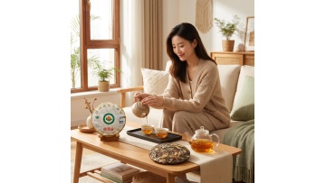 Organic High Mountain Shou Mei White Tea Cake 357g Tasting Show