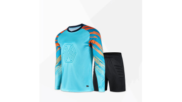 New Model Football Jerseys Goalkeeper Custom Design Goalie Soccer Uniform Suit1
