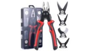 5-in-1 Multi-Functional Pliers Wire Stripper Crimp Plier Cable Shear Scissor Wire Cutter Combination Pliers1