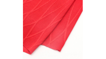 OEM 3D Jacquard Pointelle Fabric 93.5%Polyester 6.5%Spandex 120GSM Stretch Dyed Knitted Fabric for Garment1