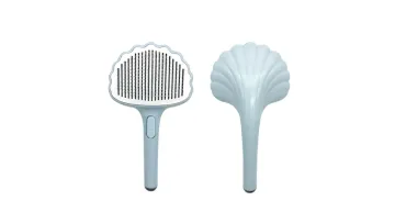Self-Cleaning Slicker Brush for Dogs and Cats Pet Grooming Dematting Brush Easily Removes Mats Tangle Fur of Pet From Coat1