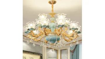 Elegant K9 Crystal Luxury Pendant Chandelier for Hotels1