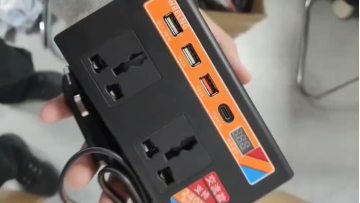 DC to AC Car Inverter j-202 DC black