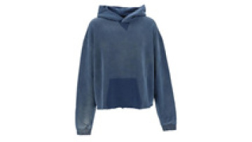 Wholesale Cropped Top French Terry Cotton Acid Wash Hoodie Men Street Hoodies1