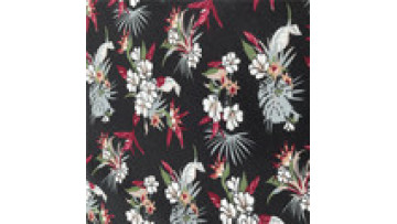 2021 flower pattern rayon print 100% rayon  woven fabric for garments 138cm1