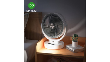 DP-7642-5.5 Inch Rechargeable Table Fan with LED Light Power Display