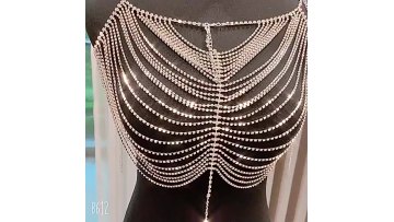 50 Layers Body Jewelry Sexy Shorts Belly Chain For Women pants Rhinestone Summer Bikini Dance Waist Wearing Wholesale1