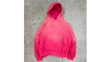 Custom 100% Cotton French Terry Vintage sun fader  Acid Wash Distressed  Hoodie1