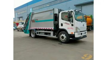 Lightweight Design FAW Jiefang 4X2 12cbm Waste Compactor Truck1