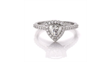 moissanite engagement rings