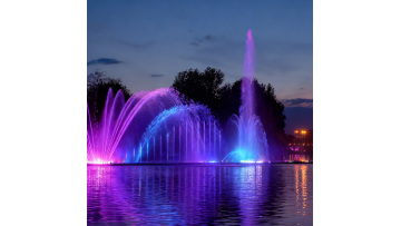 Garden Outdoor Pond Fountain LED Decor Use