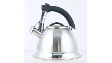 New design black nylon handle whistling kettle FH-095