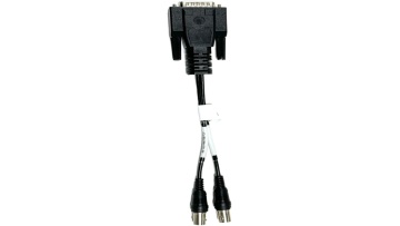 Custom D-sub 15P Male to Dual BNC Female Signal Cable