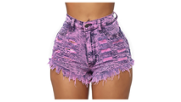 Wholesale women Ripped Denim Short Jeans Vintage Wash Distressed Denim Women Shorts1