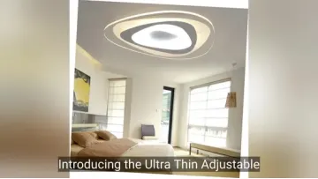 Ultra Thin Adjustable LED Ceiling Light Fixture for Modern Spaces1